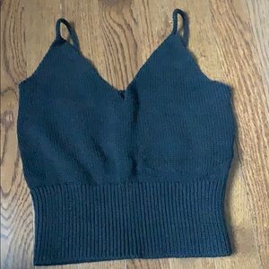 Sweater like tank top